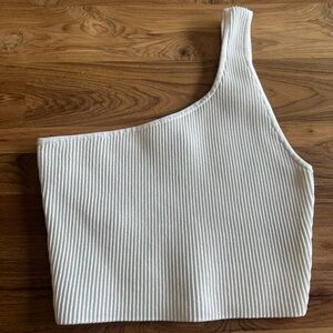 BABATON One shoulder crop top, size S